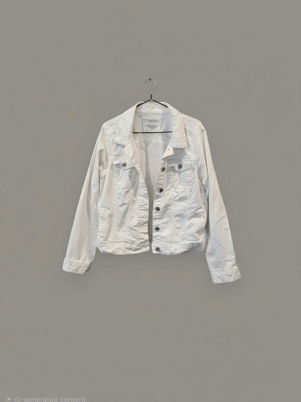 Sonoma White Denim Jacket - Classic Button-Front